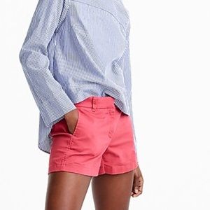 J. Crew 4” Stretch Chino Short NWT